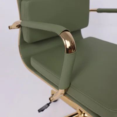 Кресло рабочее INDIGO, LB зеленый/золотой_8