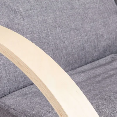 Кресло для отдыха GRAND, ткань, серый_7