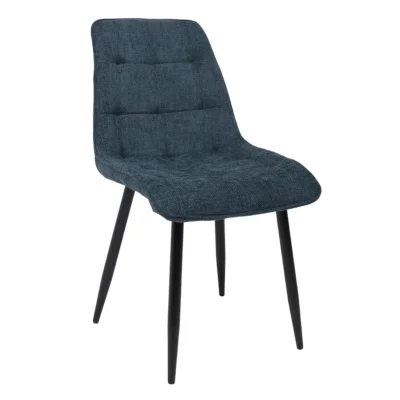 Стул CARIS, синий микровелюр CD2302-16/черный фотография