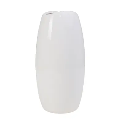 Ваза керамическая GHOST, белый, 12,5*12,5*23,5см фотография