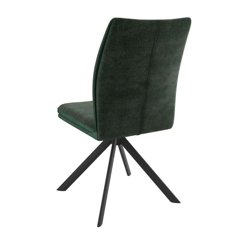 Стул SMART-R 360, g14 DARK GREEN шенилл LUX - d13 DARK GREEN LUX\черный_preview_2