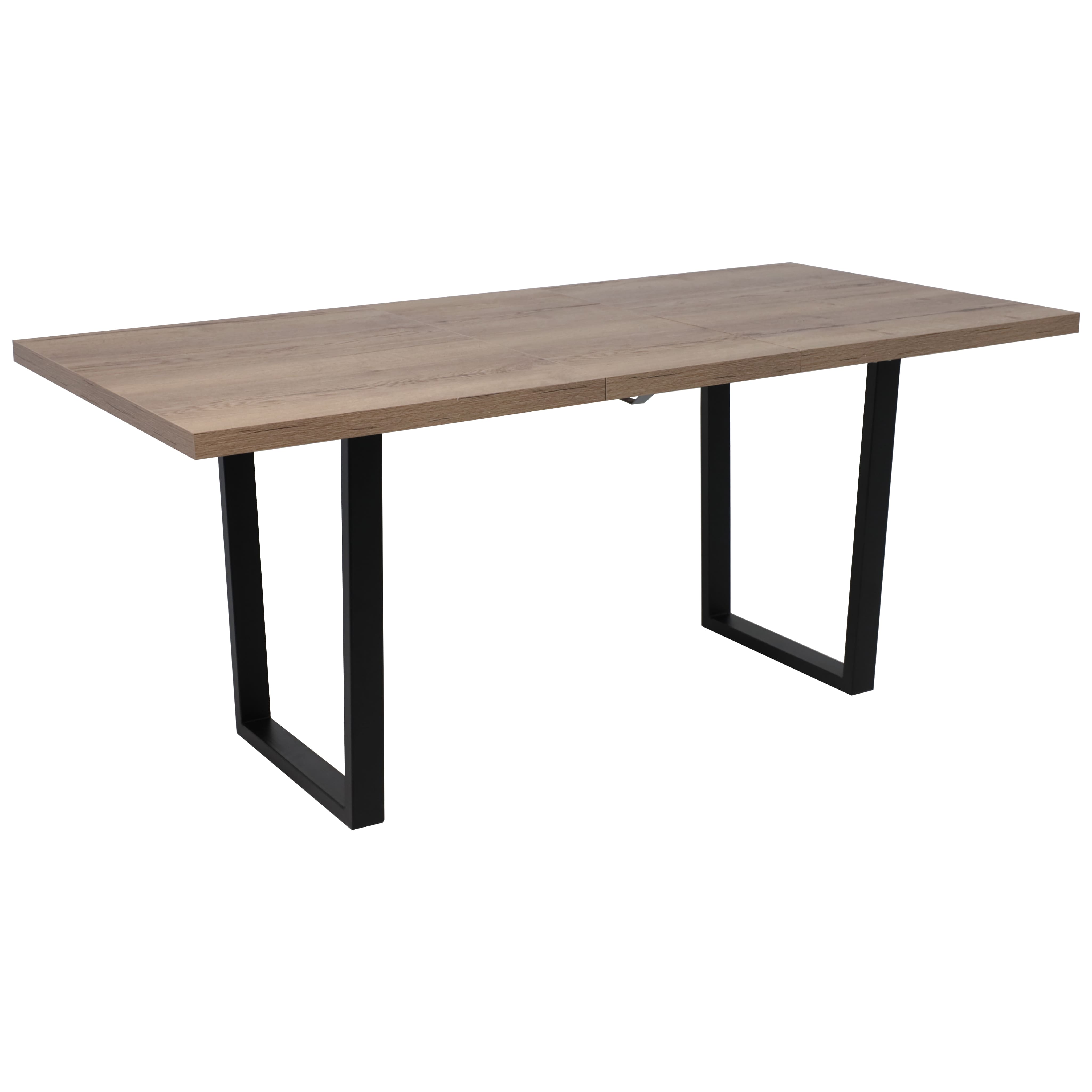 Стол FIT 120 раздвижной, 1200(1600)*800, Дуб канзас коричневый/Черный_preview_15