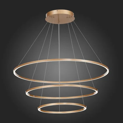 Светильник подвесной ST-Luce Золотистый/Белый LED 1*114W 4000K Подвесные светильники_2