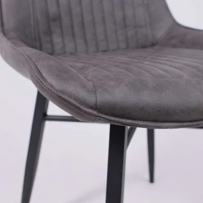 Стул Devis, винтажный серый Dallas-003/черный_9