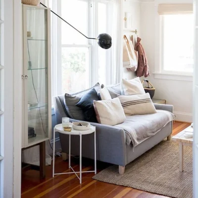 Стол журнальный TRICK, белый, d 420*520_7