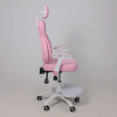 Кресло поворотное LOLU, ткань, розовый_13