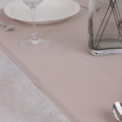 Дорожка. 45*150см, полоска-елочка 2738, бежевый 161406_5