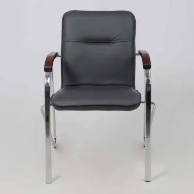 Кресло SAMBA AKS-1 Pegasso темно-серый, подлокотники дерево темное_10