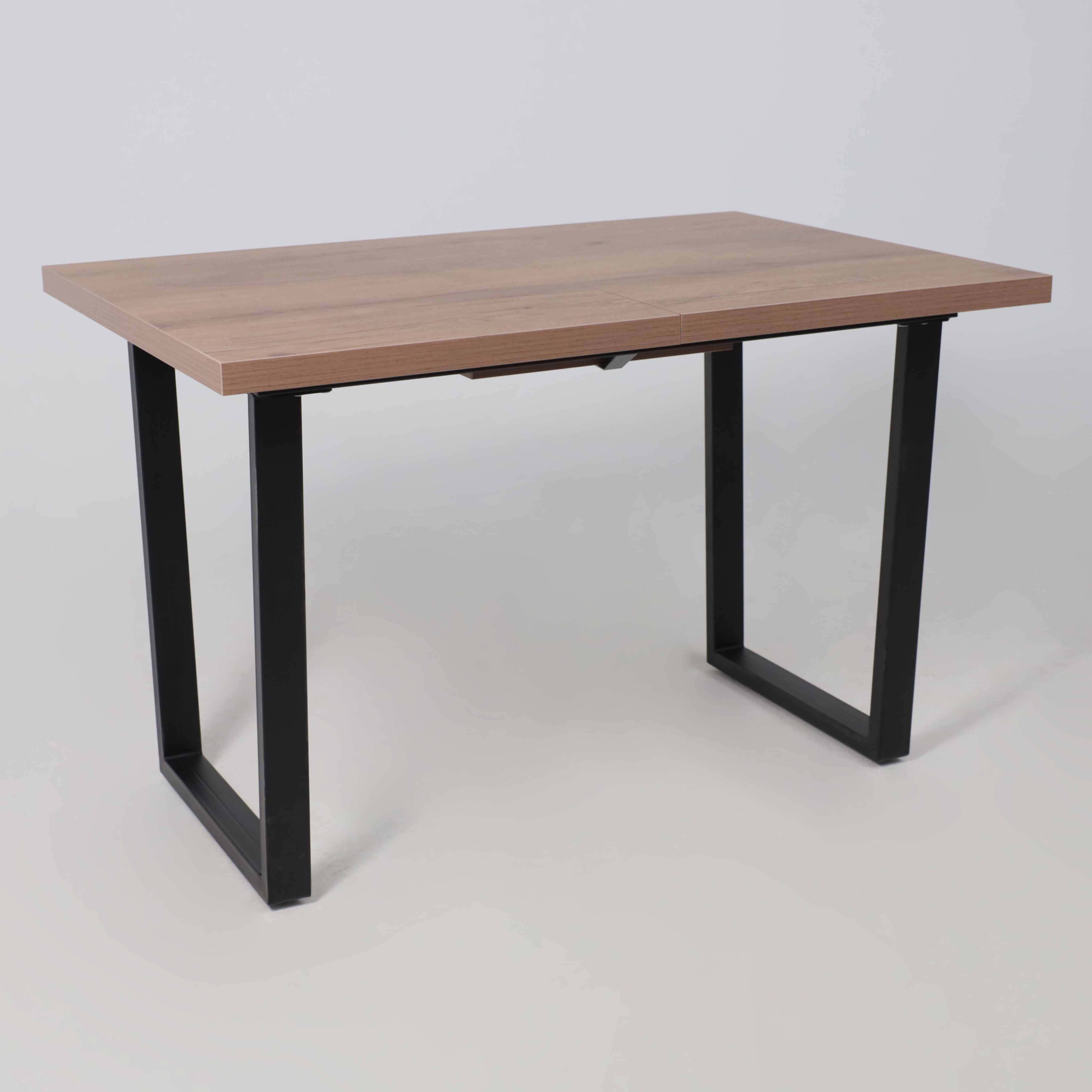 Стол FIT 120 раздвижной, 1200(1600)*800, Дуб галифакс табак/Черный_preview_10