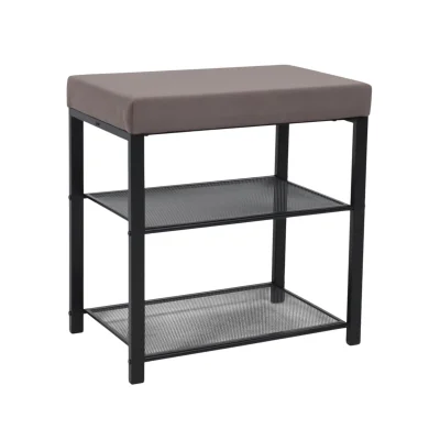 Банкетка ТОРОНТО 13S, серый/черный фотография