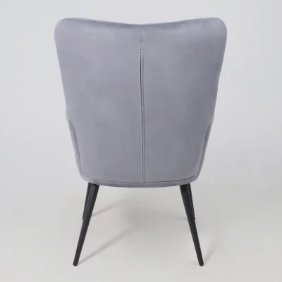 Кресло ODA, серый велюр HCJ-40/черный_9