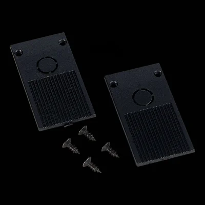 Заглушка к магнитному шинопроводу (2шт) ST-Luce Черный SKYLINE 48 фотография