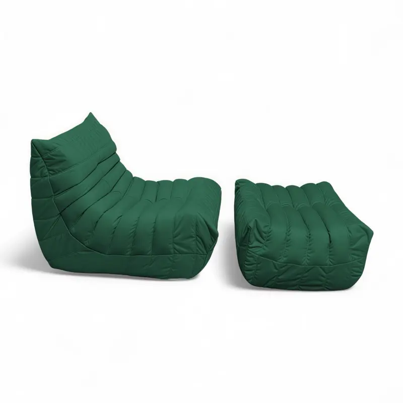 Бескаркасное кресло-пуф Француз BeanBag 90*35 / микровелюр, Джунгли_preview_4