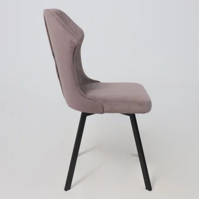 Кресло поворотное КАВРУС U-R, Nessi Dove 05, серо-коричневый велюр/черный_7