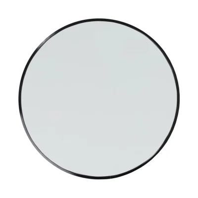 Зеркало подвесное GLOW,600*600, черный фотография