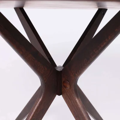 Стол ОЛДЕН, d950*760, дуб натуральный/покрытие рич_14