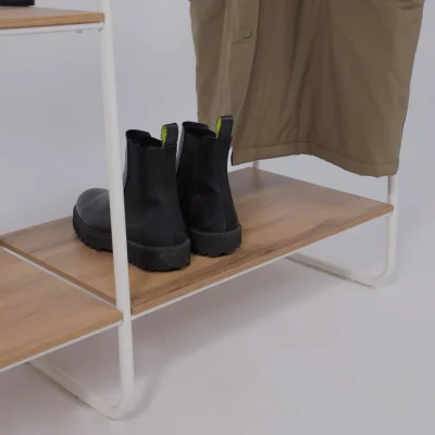 Гардеробная система с полками СКАНДИНАВИЯ 1, белый_6