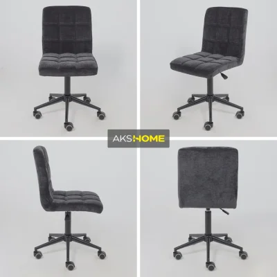 Кресло барное SONATA, черный шенилл Ote Canna 460/черный_3