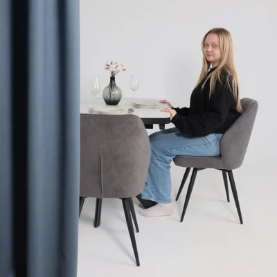 Стул MICHAEL-R1 360, b28 ANTRACITE LUX\черный_2