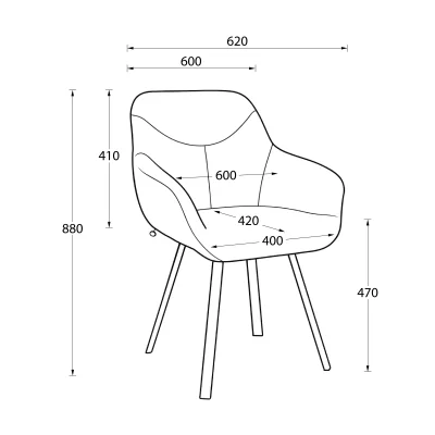 Стул ROMEO 360, b03 CREAM LUX\золото_16