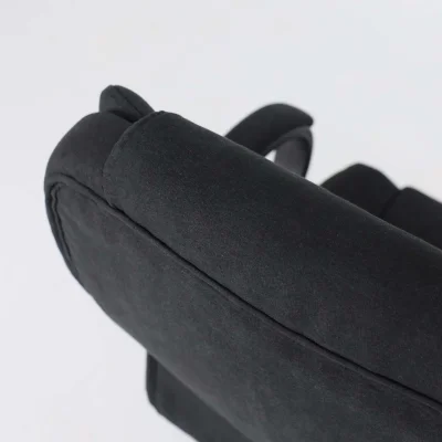 Кресло поворотное BILL, ткань, черный_12