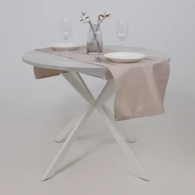 Дорожка. 45*150см, полоска-елочка 2738, бежевый 161406_3