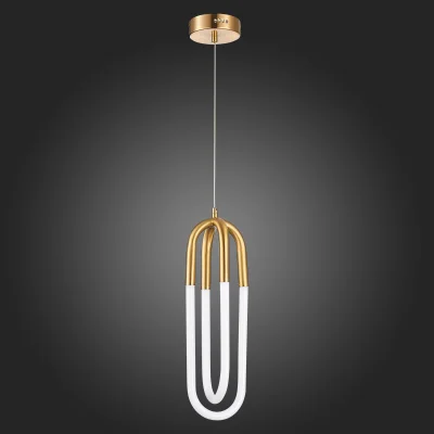 Подвес ST-Luce Латунь/Латунь, Белый LED 2*14W 3000K MOFISTO_5