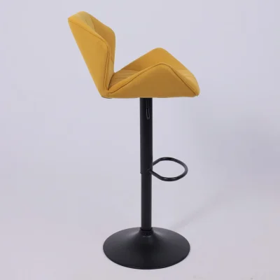 Кресло барное BERLIN GB, Velutto 56 горчичный велюр/черный_13