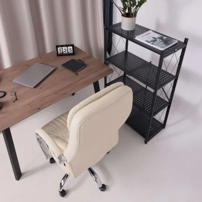 Кресло рабочее, поворотное RICHARD, кремовый_25