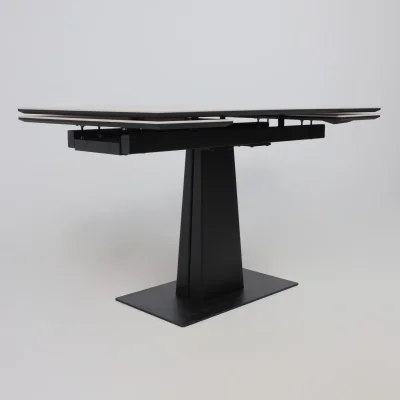 Стол AV 2119, МДФ+керамика, раздвижной 1200 (1800)*800 серый, матовый CARMEN LIDHT GREY/черный_9