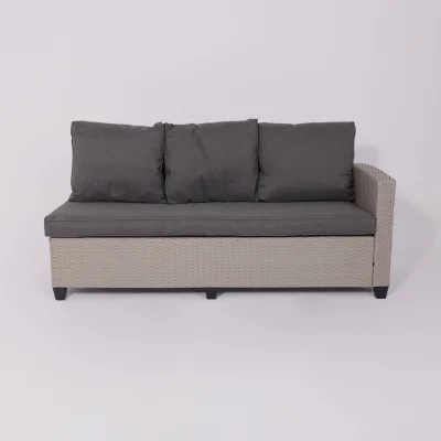 Комплект садовой мебели ROSEWOOD (диван 2шт, стол 1шт), серый_35