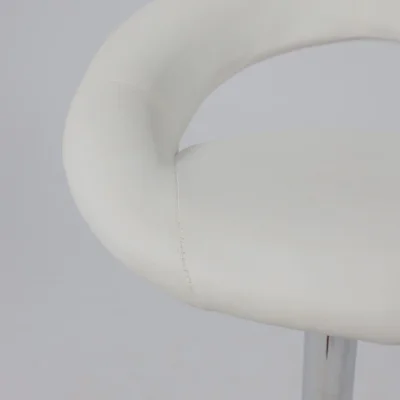 Кресло ROSA, экокожа белый/хром_6