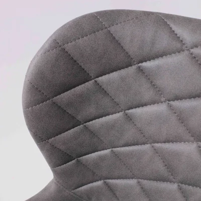 Стул AV 470, темно-серая замша Kiprus 10/черный_6