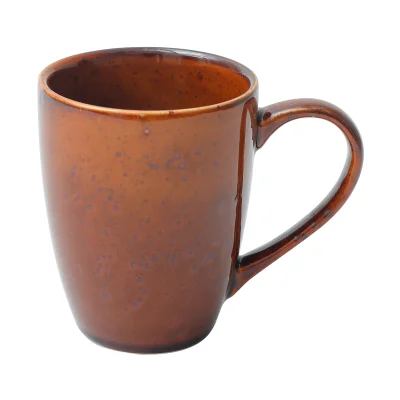 Кружка OPALUS, фарфор, каштановый, 300мл фотография