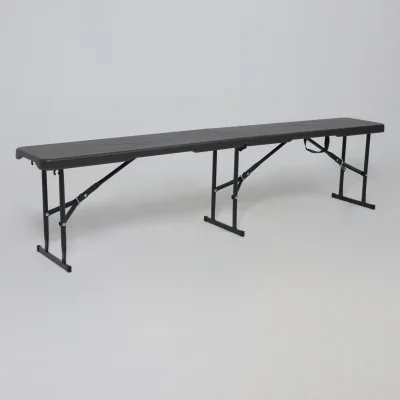 Скамья складная Bench AKS тип 1, темно-серый (180х28х43)_2