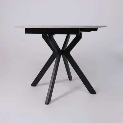 Стол AV 1106, ЛМДФ,  раздвижной D1000(1350)*750 Ароза Светлая/черный_8