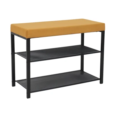 Банкетка ТОРОНТО 23S, горчичный/черный фотография