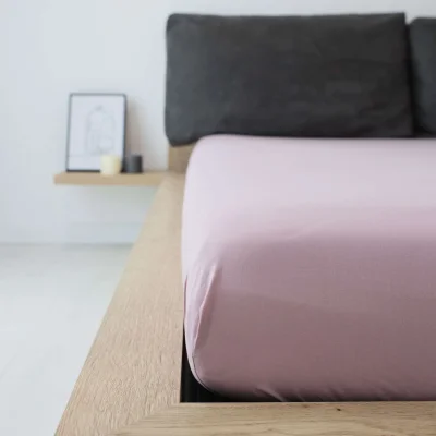 Простыня 150*215 см Дымчатая роза IM0705 (поплин)_3