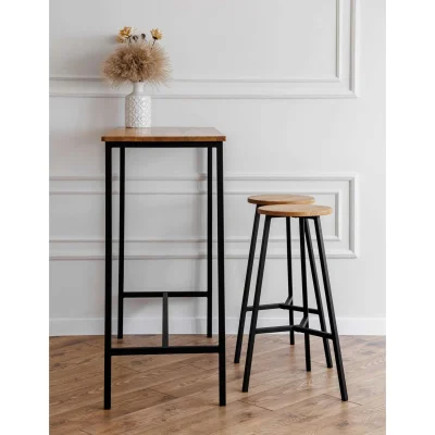 Стул барный TRH-78 натуральный/черный_3