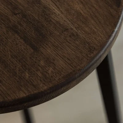 Стул барный TRH-78мореный/черный_3