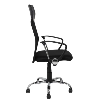 Кресло поворотное ALLISON, экокожа/сетка, черный+сетка-чёрный_3