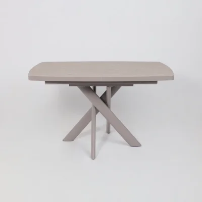 Стол LEONEL-130, раздвижной 130(165)х85, Бежевый камень-HPL/Капучино_18