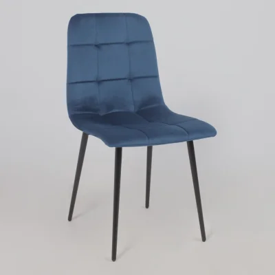 Стул AV 406-N, синий бархат Confetti deep ocean/черный_11
