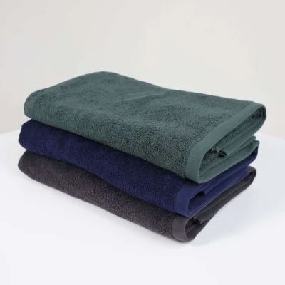 Полотенце махровое, 50*90см, черный графит Е2022-181_12