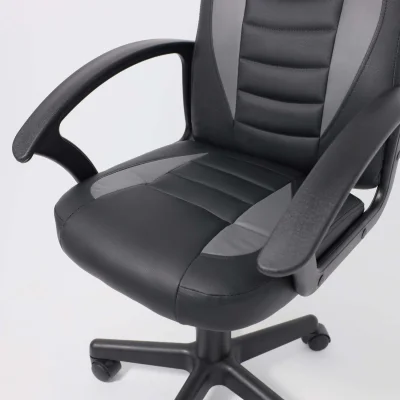 Кресло поворотное WEB, ECO, черный+серый_16