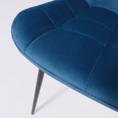 Стул AV 405, синий бархат H-58/черный_8