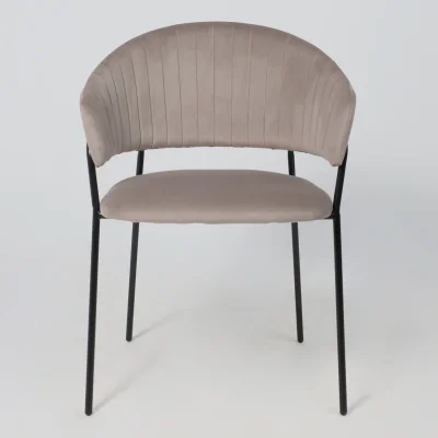 Стул AV 433, светло-коричневый бархат H-61/черный_7