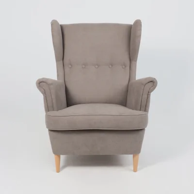 Кресло для отдыха Тойво Prince Taupe, бежевый (натуральные опоры) BY_3