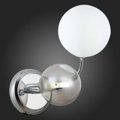 Светильник настенный Хром/Белый, Дымчатый G9 LED 2*5W FORMAE_2