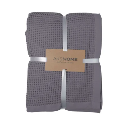 Покрывало DEMURE, 240*210см, серый, 19-3803 фотография